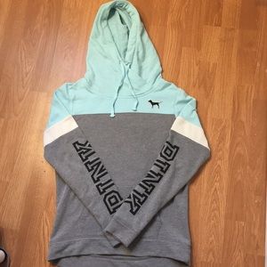 Victoria’s Secret Pink color block hoodie
